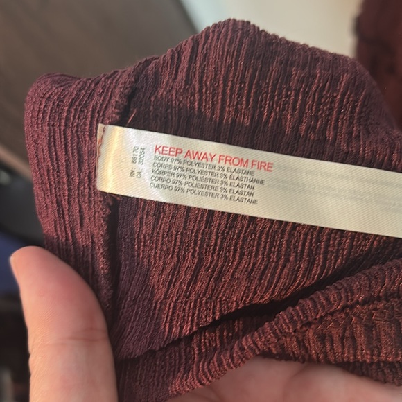 NEW Free People Martina maroon burgundy wine deep V neck tiered maxi dress, S - Picture 12 of 15